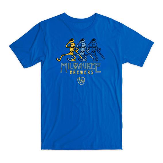 Milwaukee Brewers Grateful Dead TShirt