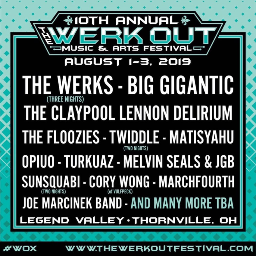 The Werk Out 2019 Lineup