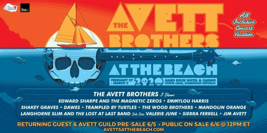 Avett Brothers At The Beach 2020 Lineup