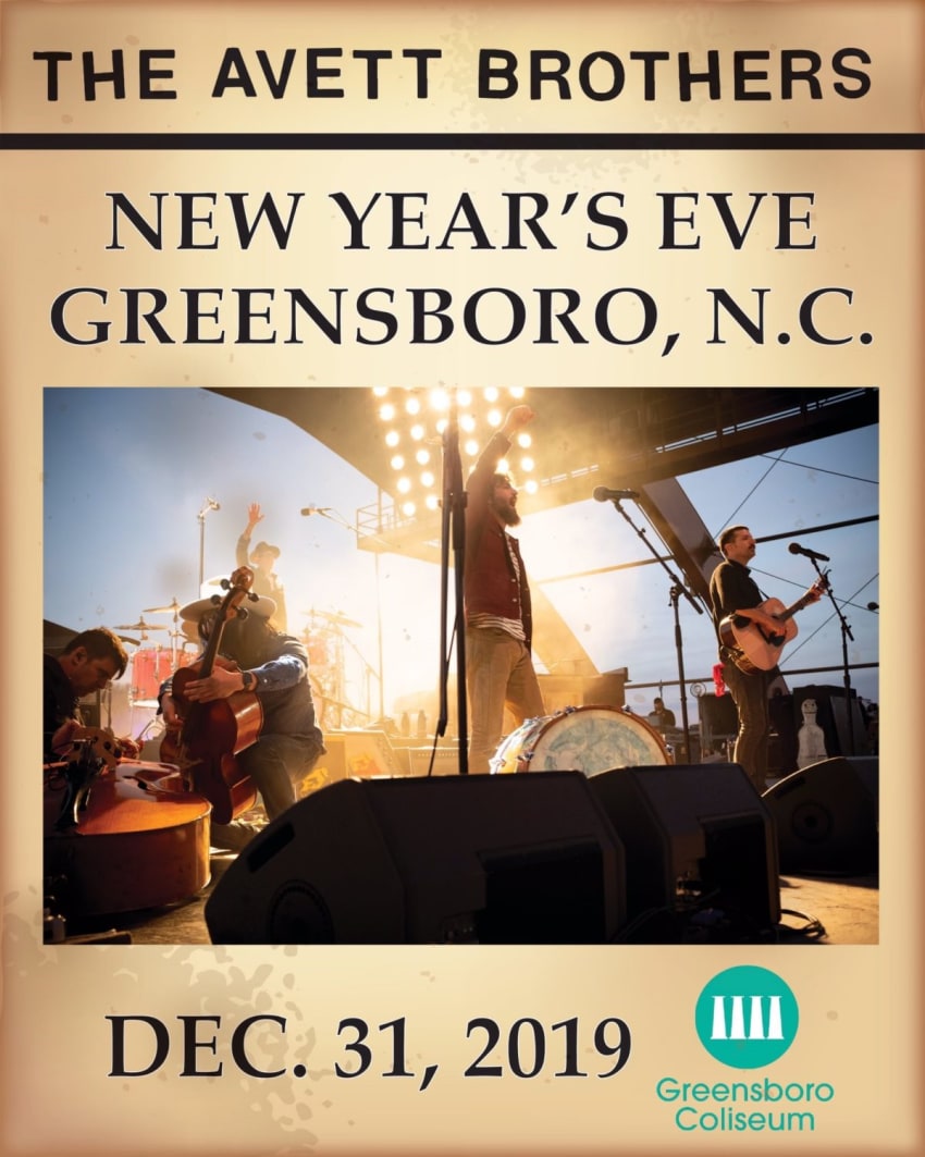 Avett Brothers New Years Eve 2019