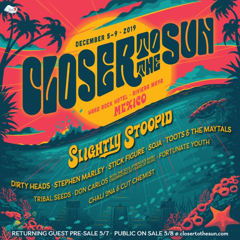 Slightly Stoopid Announces Closer To The Sun 2019 Lineup