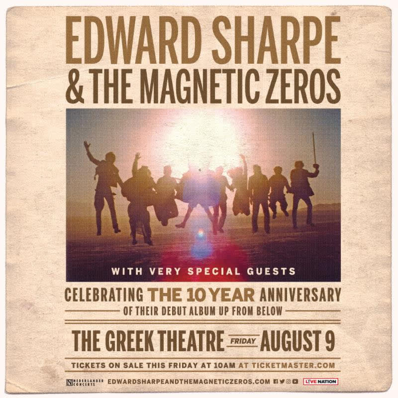 edward sharpe magnetic zeroes greek theater 2019
