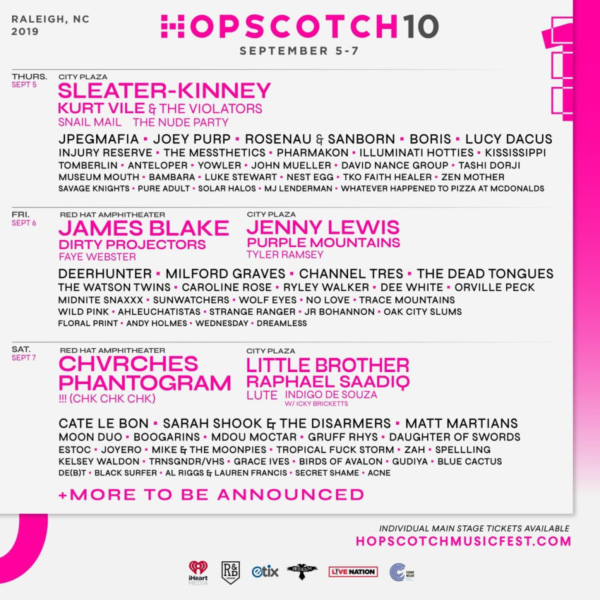 hopscotch 10 2019 lineup