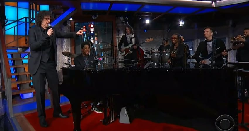 Howard Stern Colbert Batiste