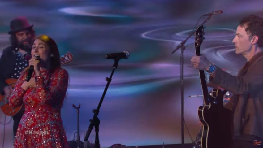 Jakob Dylan & Jade Castrinos Perform On ‘Jimmy Kimmel Live’