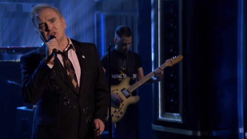 Morrissey Performs On ‘The Tonight Show Starring Jimmy Fallon’