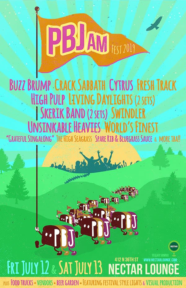 PBJam Fest 2019 Lineup