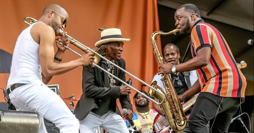 Trombone Shorty Cyril Neville Jazz Fest