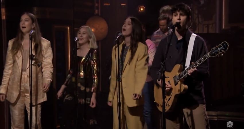 Vampire Weekend HAIM Fallon