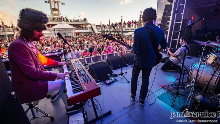 ALO Performs 'Falling Dominoes' Aboard Jam Cruise 17