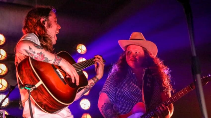 Marcus King And Billy Strings Cover "Midnight Rider" At DelFest