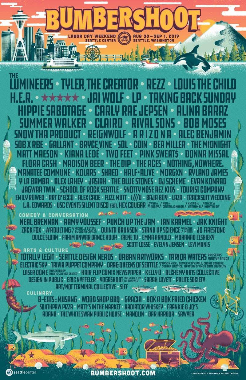 Bumbershoot 2019 lineup