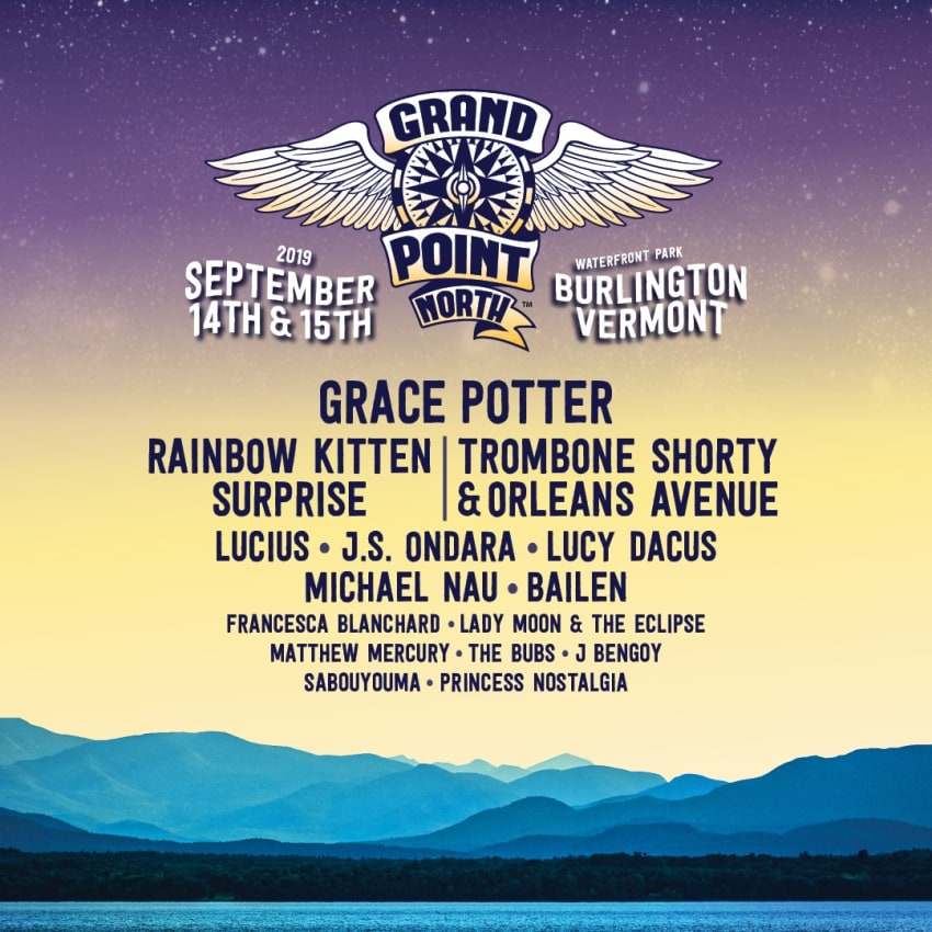 Grand Point North Lineup 2019