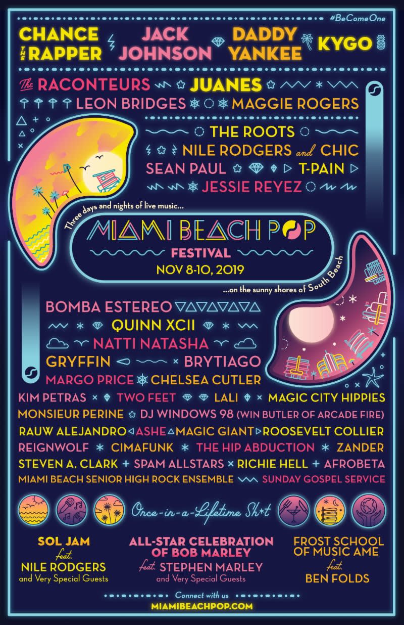 Miami Beach Pop Festival Lineup