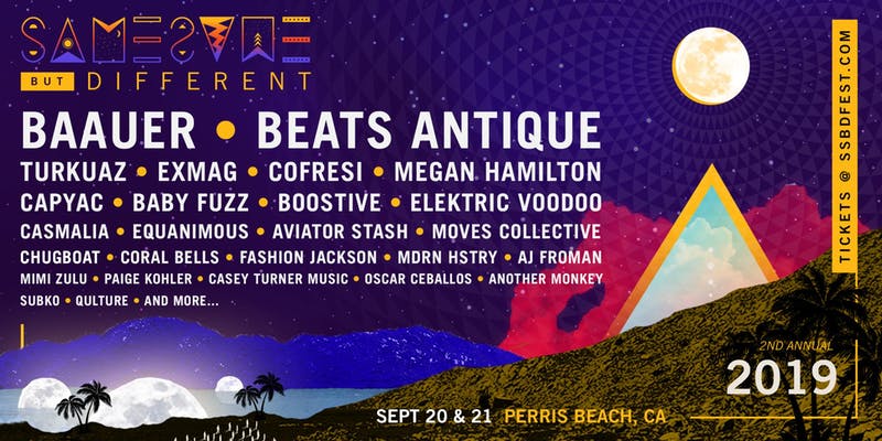 Same Same But Different 2019 Lineup