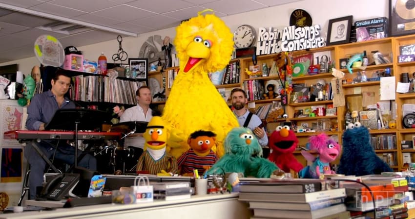 Sesame Street Tiny Desk Concert NPR