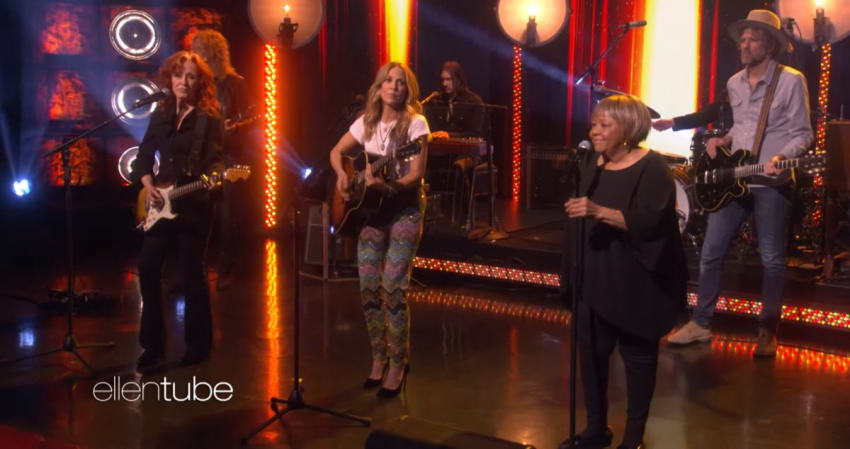 Sheryl Crow Bonnie Raitt Mavis Staples Ellen