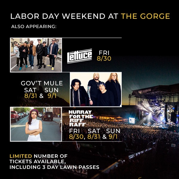 Dave Matthews Band Gorge 2019