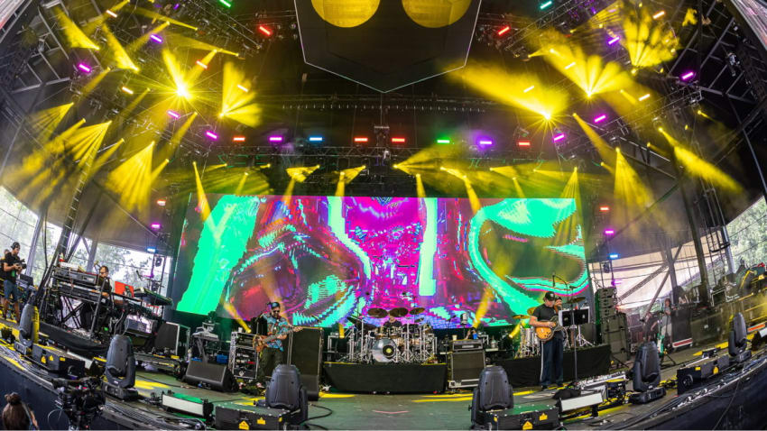 Sam Altman Joins The Disco Biscuits For Set At Camp Bisco 2019