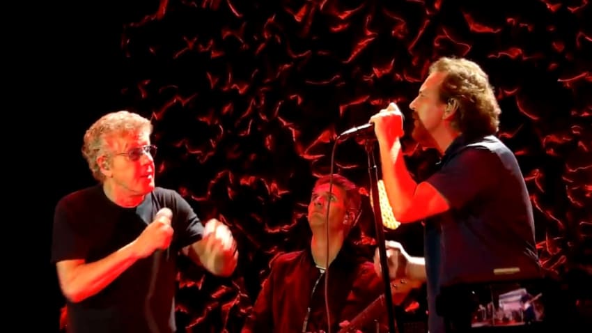 The Who Welcome Eddie Vedder & Debut New Song At Wembley Stadium In London