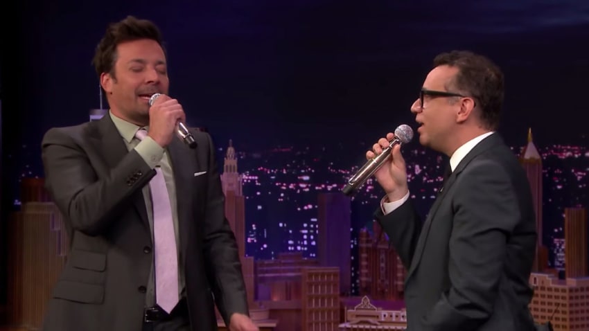 Jimmy Fallon & Fred Armisen Improvise Band Name & Song On ‘Tonight Show’