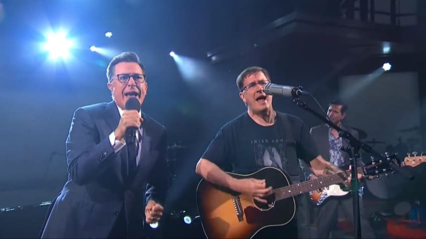 The Mountain Goats Perform With Stephen Colbert On 'Late Show'