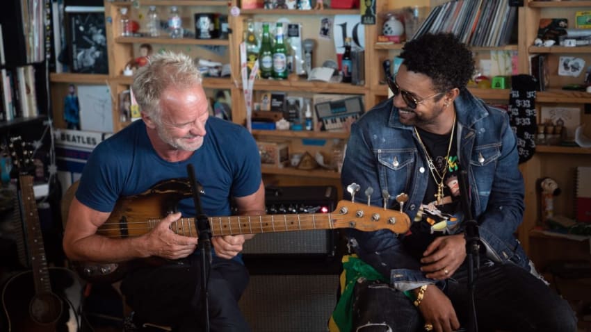 Sting & Shaggy Perform 'Tiny Desk Concert'