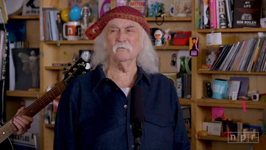 David Crosby & The Lighthouse Band Perform ‘Tiny Desk Concert’