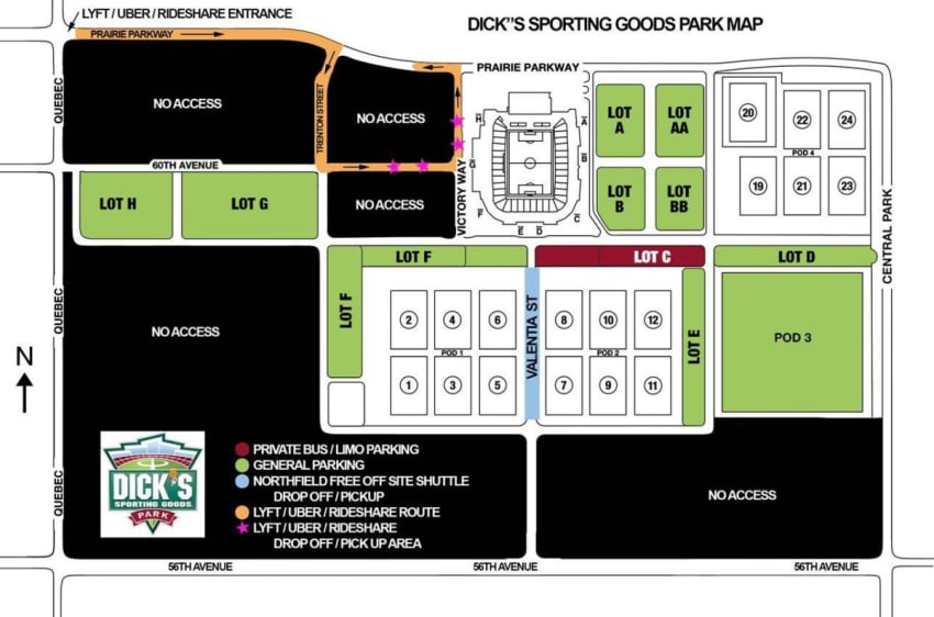 Phish Shares Dick's Sporting Goods Park Parking Update