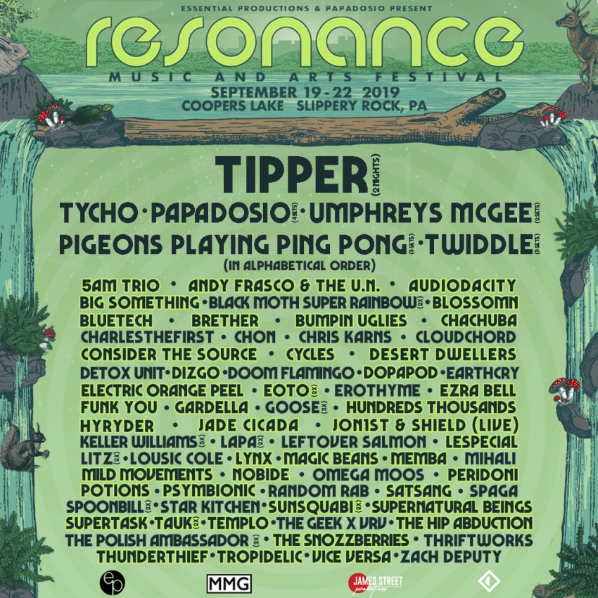 Resonance Music & Arts Festival Announces Complete 2019 Lineup