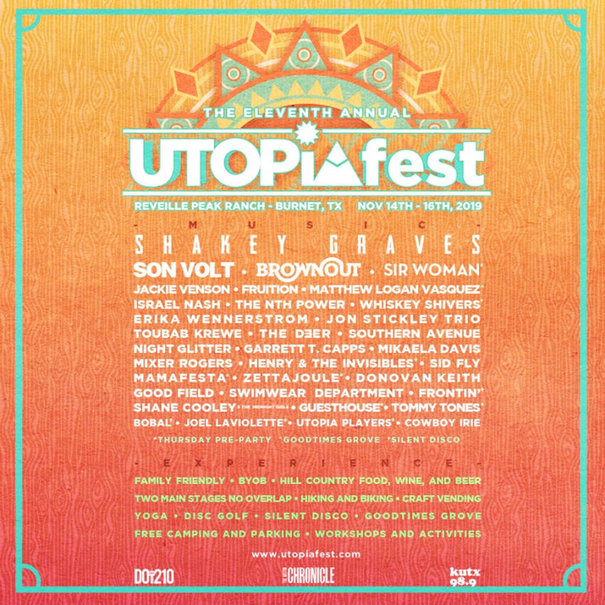 Utopiafest 2019 lineup
