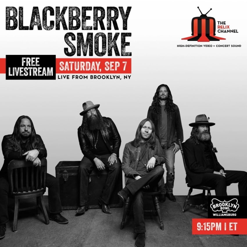 Blackberry Smoke Brooklyn Free Live Stream