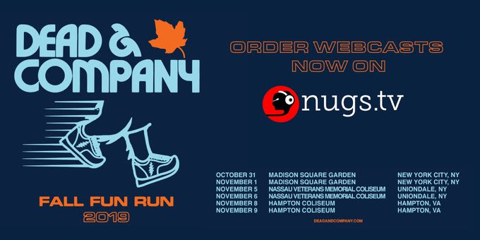 Dead Company Fall Fun Run Live Stream