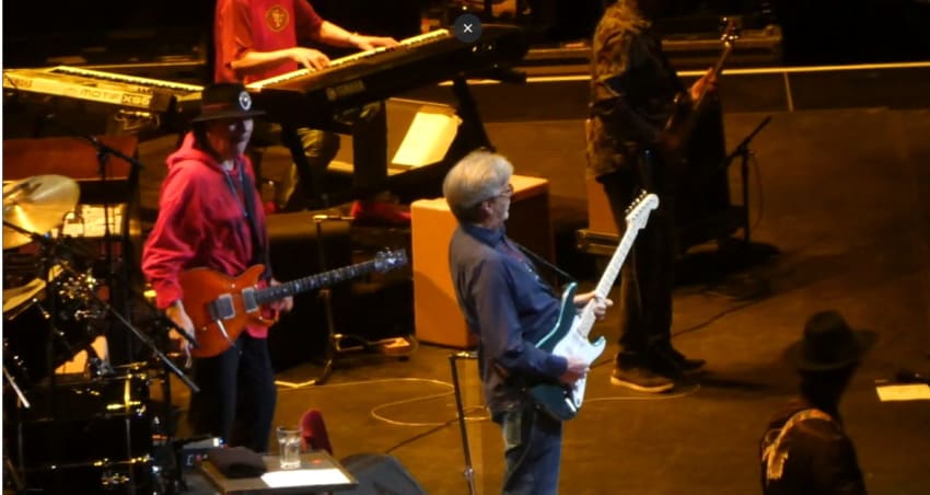 Eric Clapton Santana San Francisco