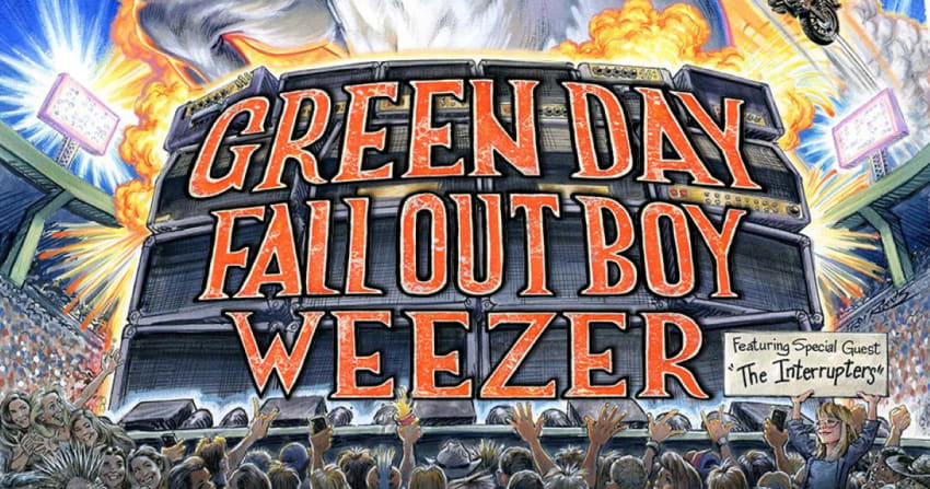 Green Day Fall Out Boy Weezer Tour