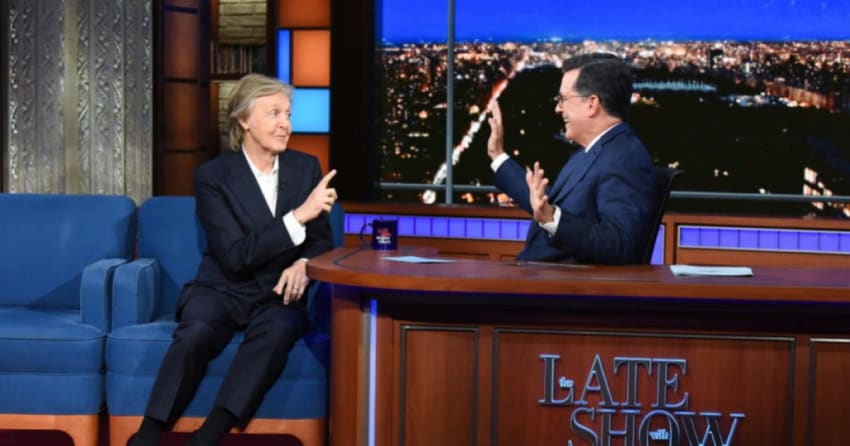 Paul McCartney Colbert