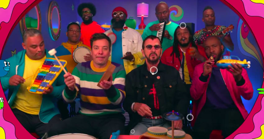 Ringo Starr Jimmy Fallon The Roots