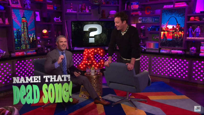 Andy Cohen Jimmy Fallon Name That Dead Song
