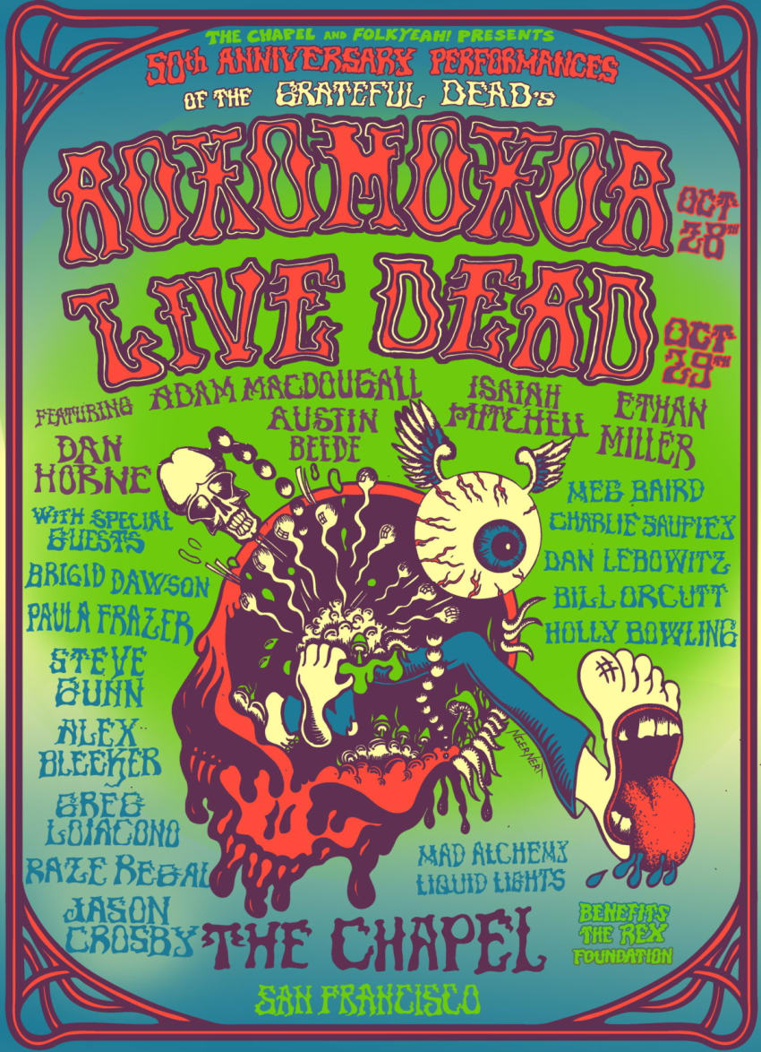 Aoxomoxoa Live Dead Tribute Final Lineups