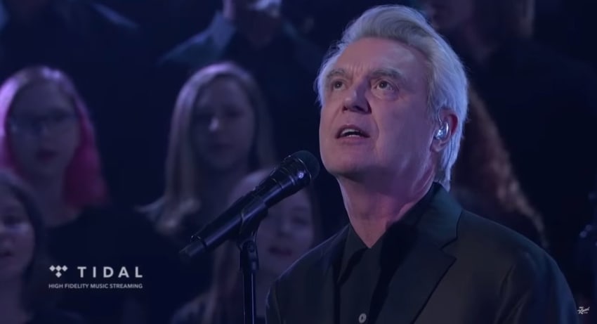 David Byrne Kimmel Live