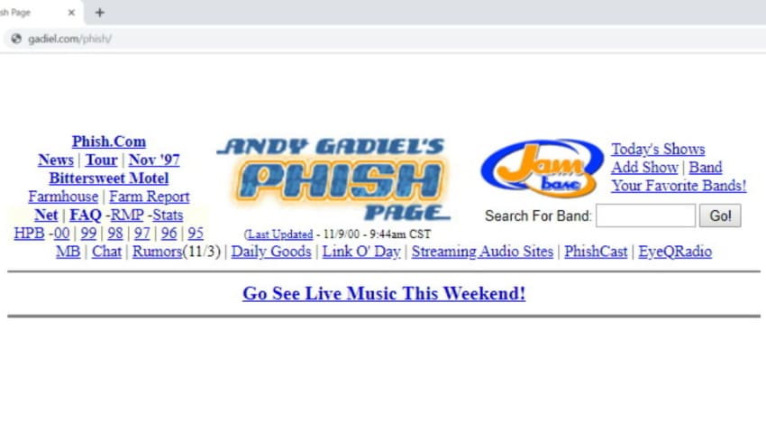 20 For 20: Fan Sites