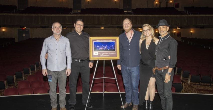 Tedeschi Trucks Band Beacon Theatre Plaque