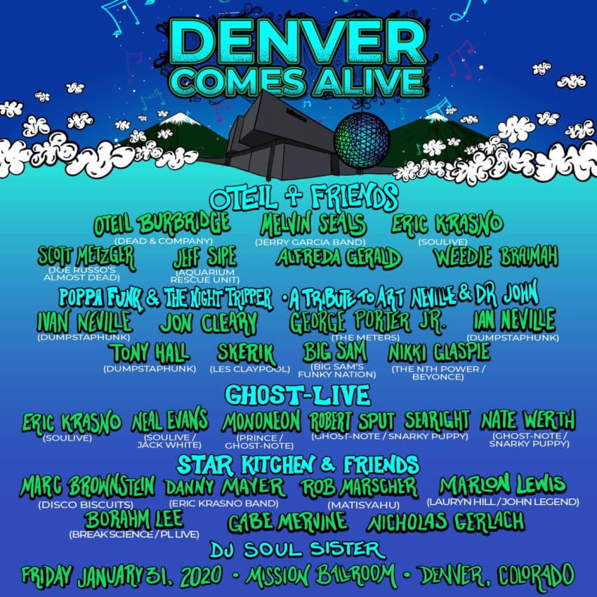 Denver Comes Alive Lineup