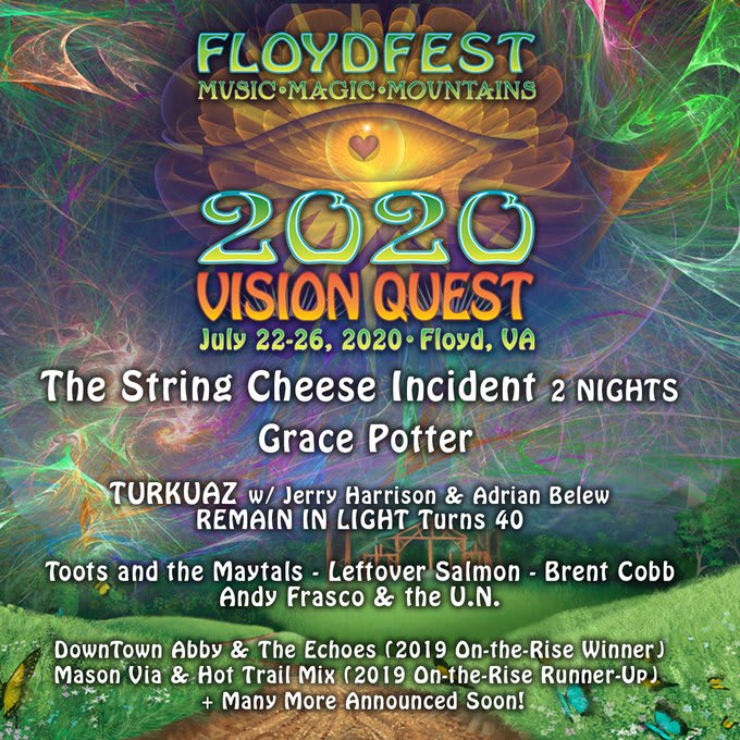 FloydFest 2020 Lineup SCI