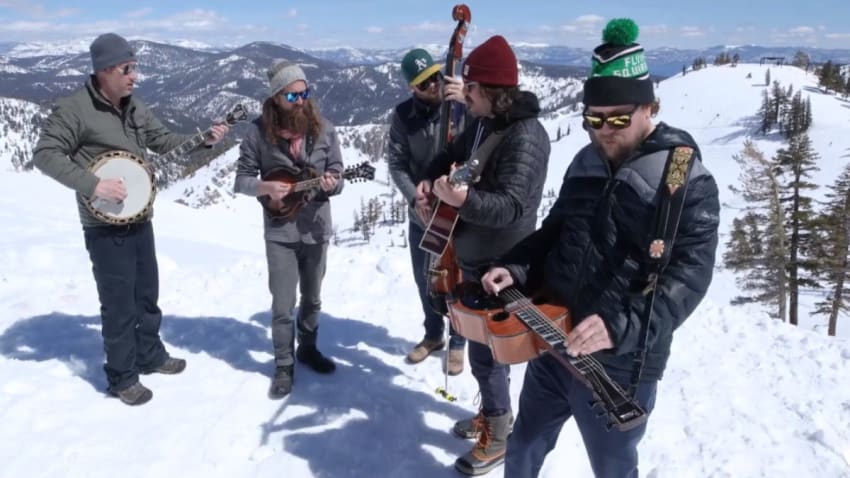Greensky Bluegrass Performs ‘Wish I Didn’t Know’ At The Summit Of Squaw Valley