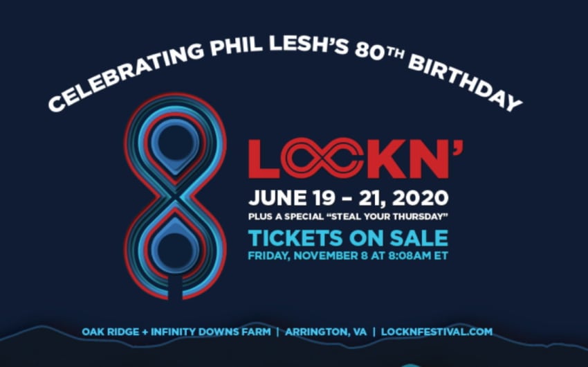 LOCKN' Festival Announces 2020 Dates