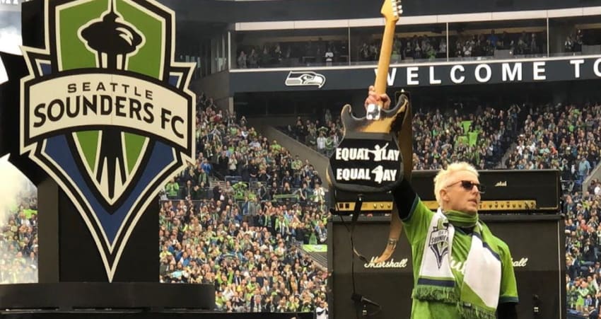 Mike McCready MLS Cup National Anthem