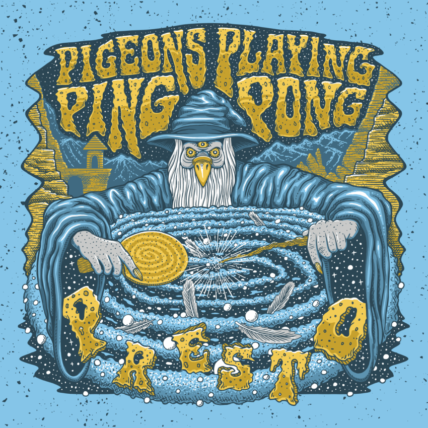 Pigeons Playing Ping Pong Presto Cover Art