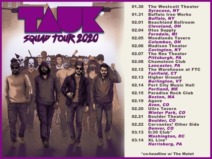 Tauk Winter Tour 2020