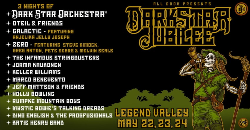 Dark Star Jubilee Lineup 2020